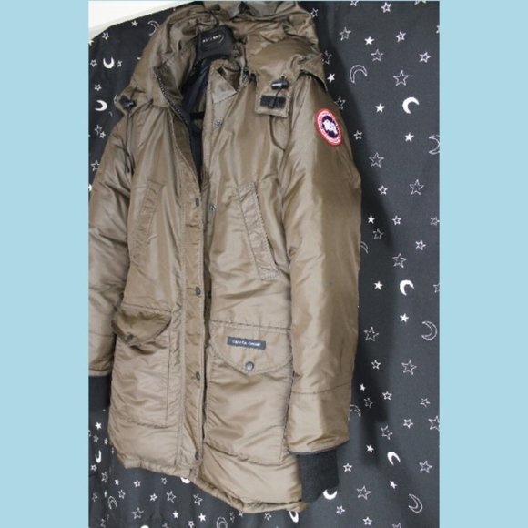 Canada Goose Trillium Parka Heritage Womens Down Coat Jacket S Brown Winter - Picture 16 of 16